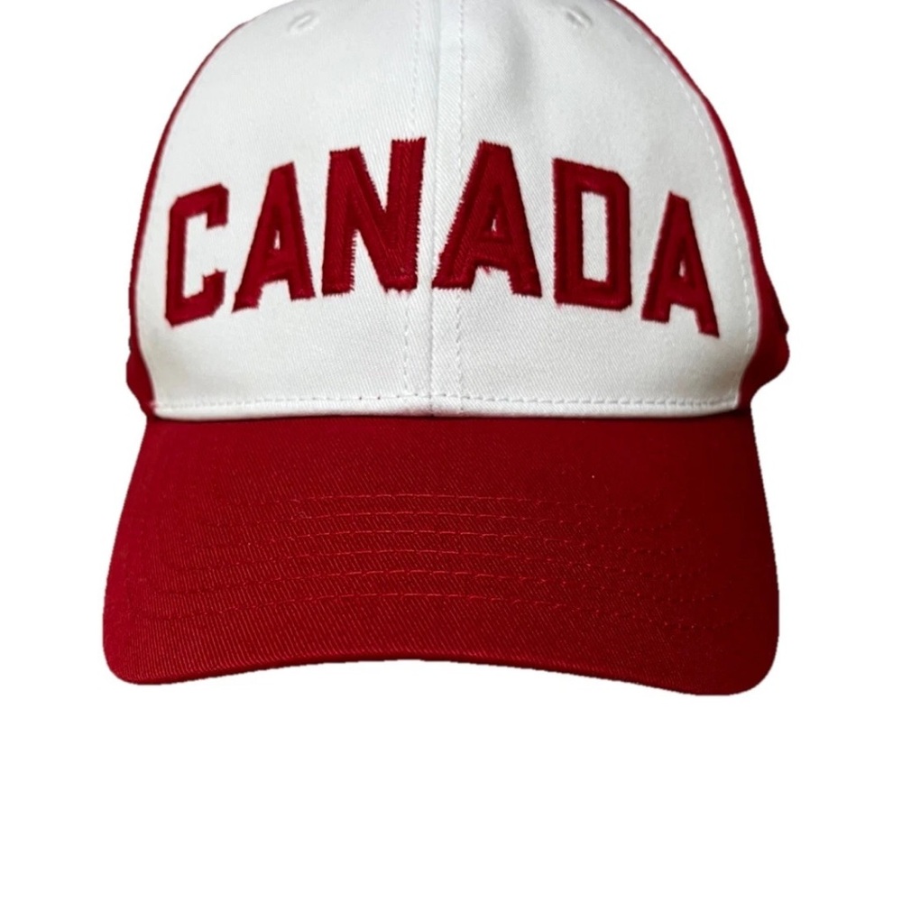 Red and White Canada Baseball Cap Hat Olympics NWT